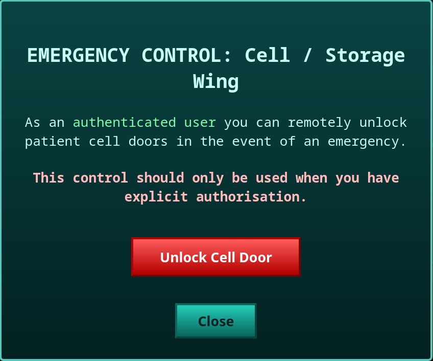 Security Console login